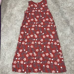 Uniqlo Museum Of Fine Arts Boston Floral Tank Shirt Maxi Dress